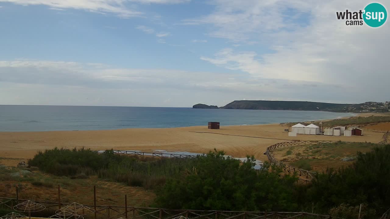 Webcam Torre dei Corsari – Live Beach View from Punta Usai