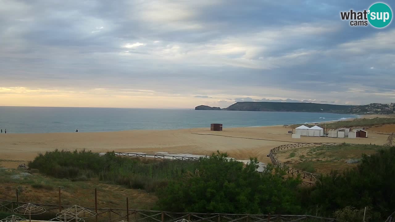 Cámara web Torre dei Corsari – Vista en directo de la playa desde Punta Usai