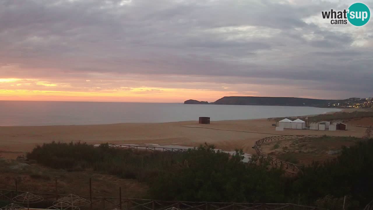 Webcam Torre dei Corsari – Vista live sulla spiaggia da Punta Usai