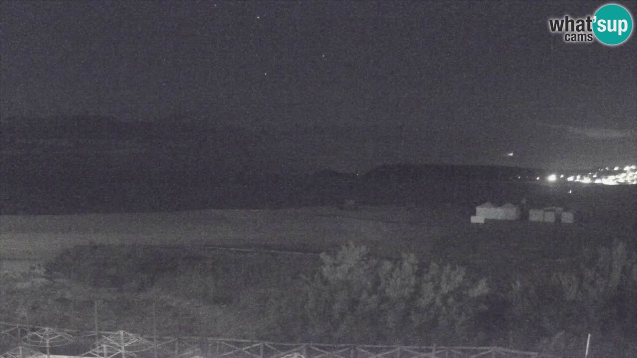 Webcam Torre dei Corsari – Liveblick auf den Strand von Punta Usai