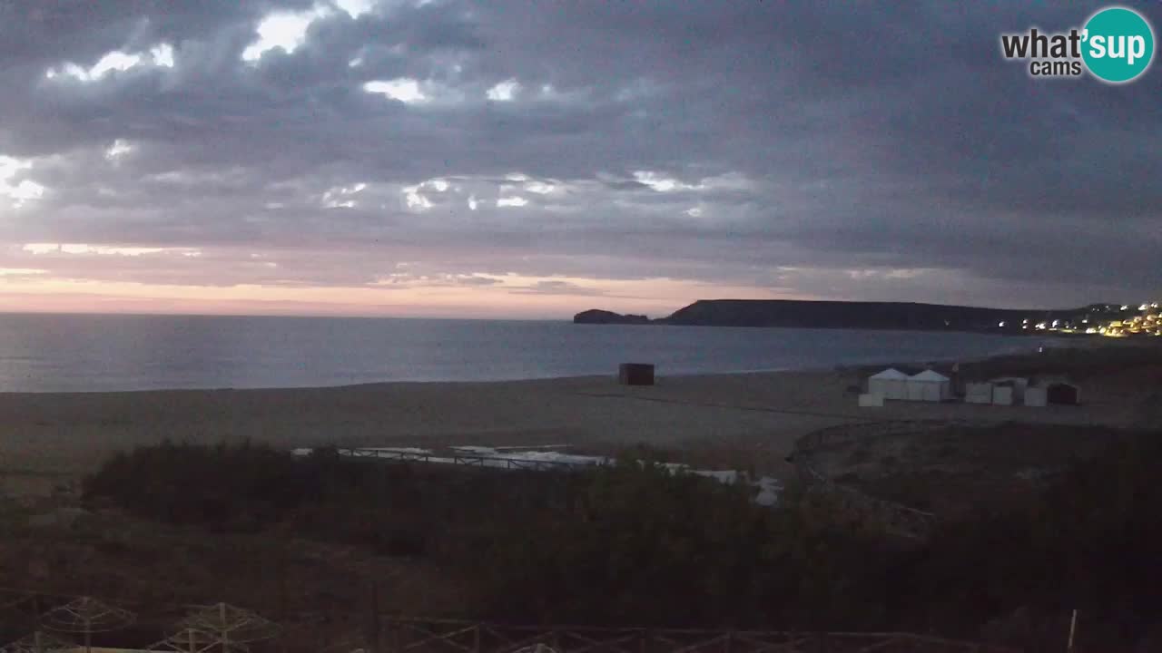 Cámara web Torre dei Corsari – Vista en directo de la playa desde Punta Usai
