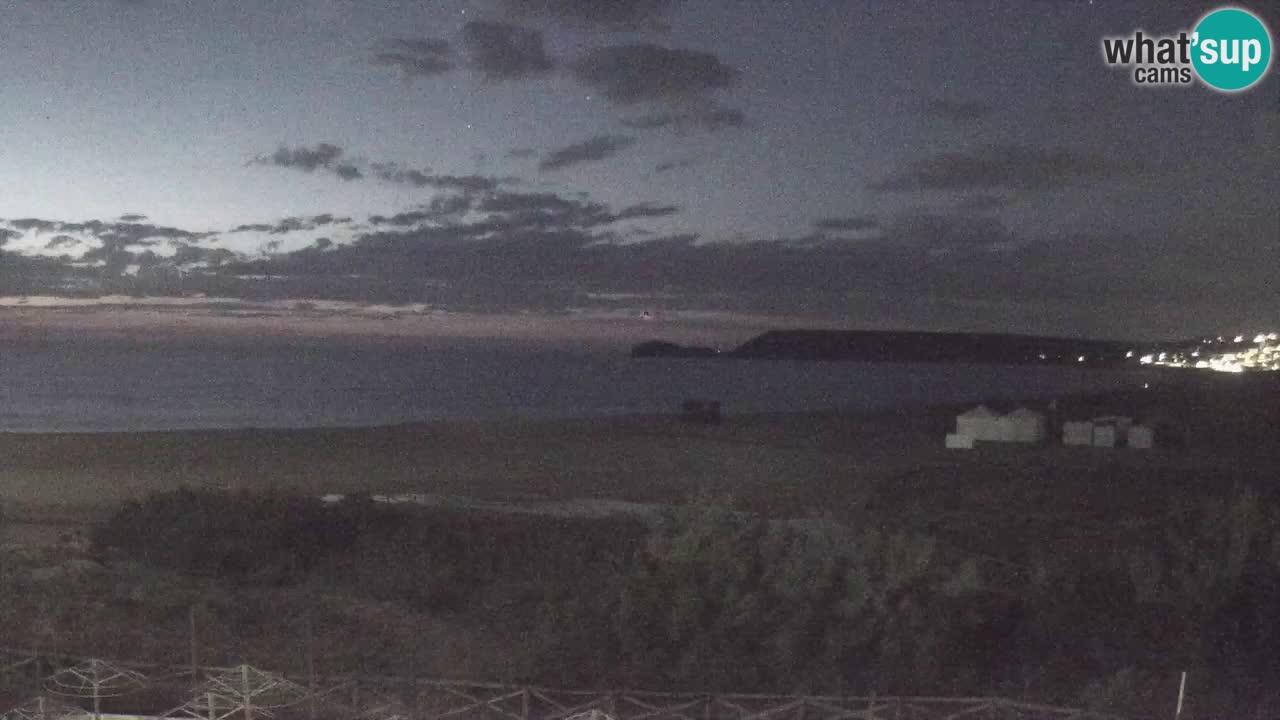 Webcam Torre dei Corsari – Vue en direct sur la plage depuis Punta Usai