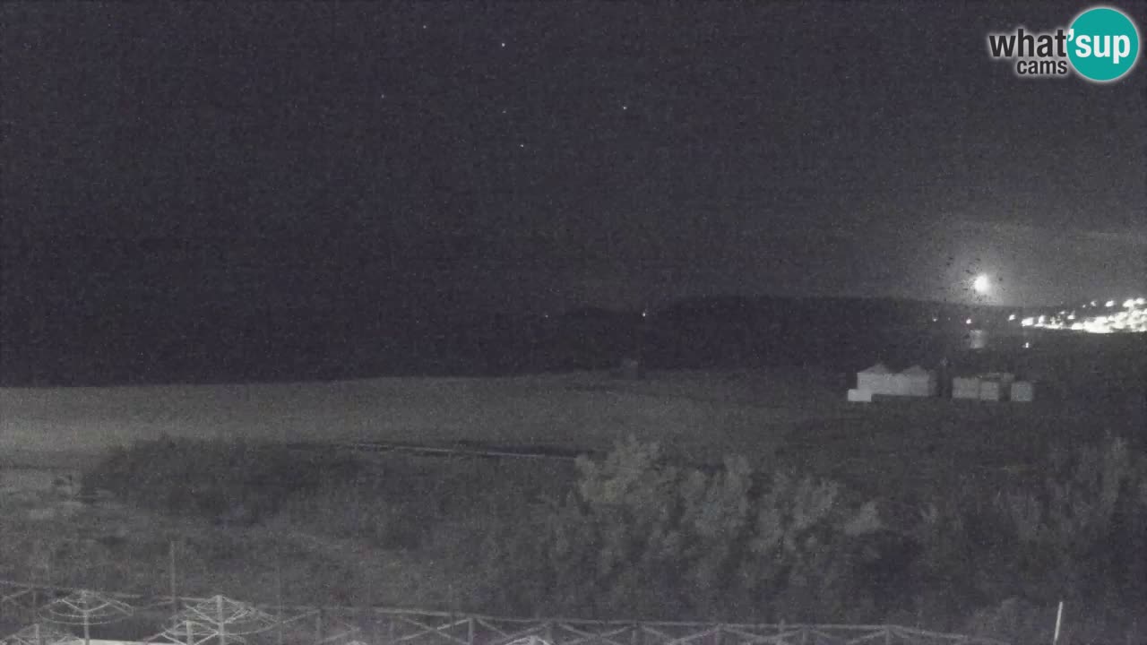 Webcam Torre dei Corsari – Liveblick auf den Strand von Punta Usai