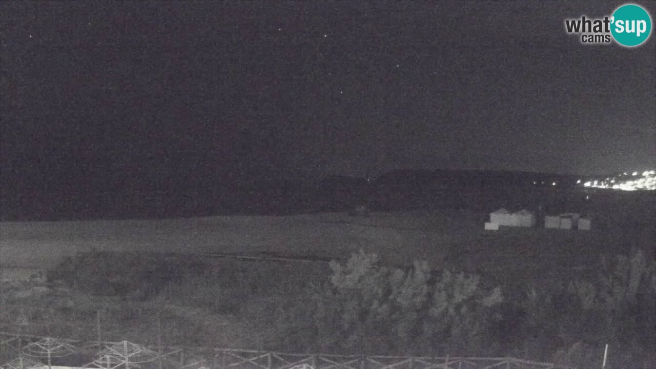 Webcam Torre dei Corsari – Liveblick auf den Strand von Punta Usai