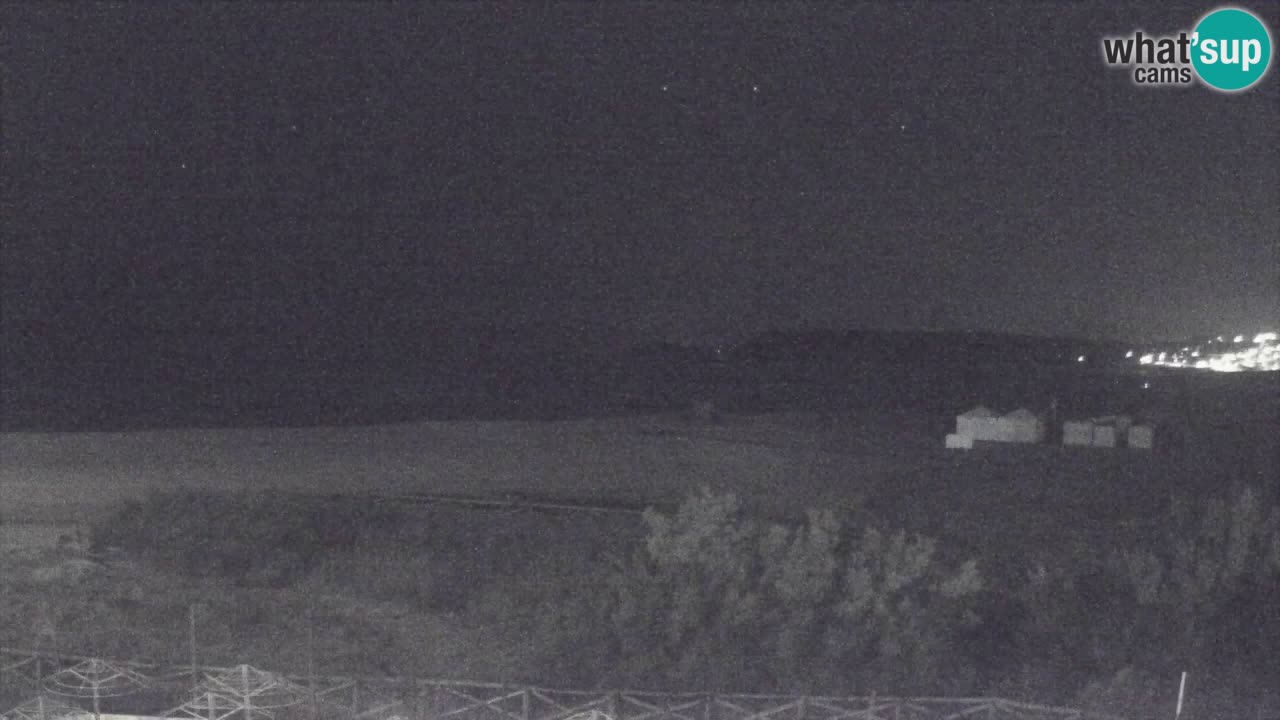 Cámara web Torre dei Corsari – Vista en directo de la playa desde Punta Usai