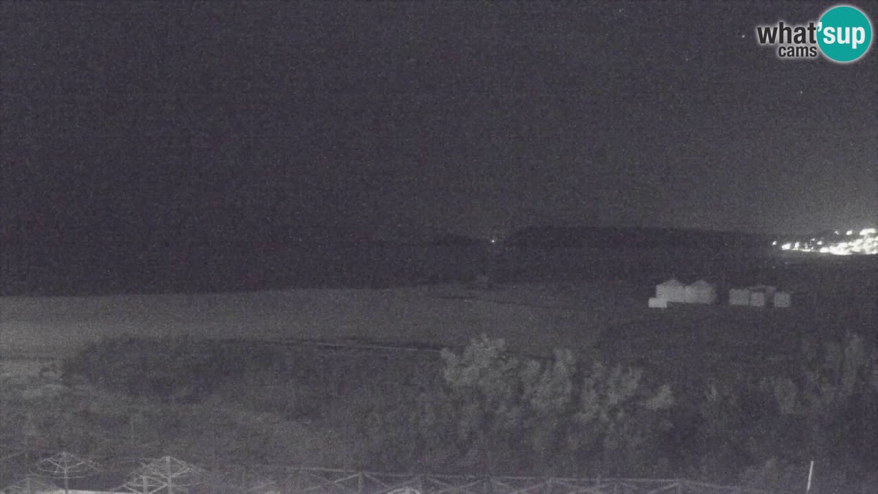 Webcam Torre dei Corsari – Vista live sulla spiaggia da Punta Usai