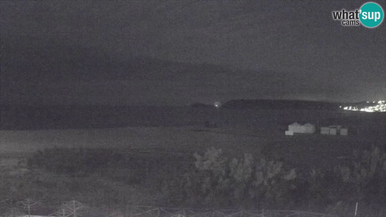Webcam Torre dei Corsari – Vista live sulla spiaggia da Punta Usai