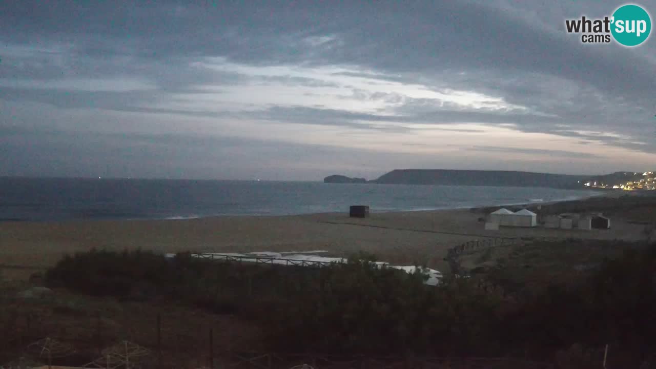 Cámara web Torre dei Corsari – Vista en directo de la playa desde Punta Usai