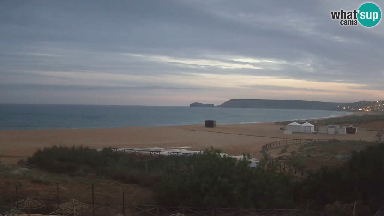 Cámara web Torre dei Corsari – Vista en directo de la playa desde Punta Usai