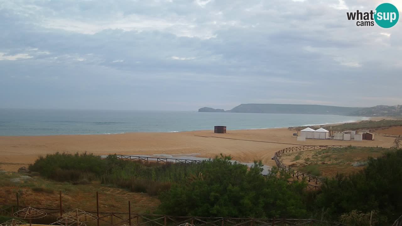 Cámara web Torre dei Corsari – Vista en directo de la playa desde Punta Usai