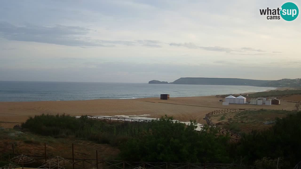 Webcam Torre dei Corsari – Vista live sulla spiaggia da Punta Usai
