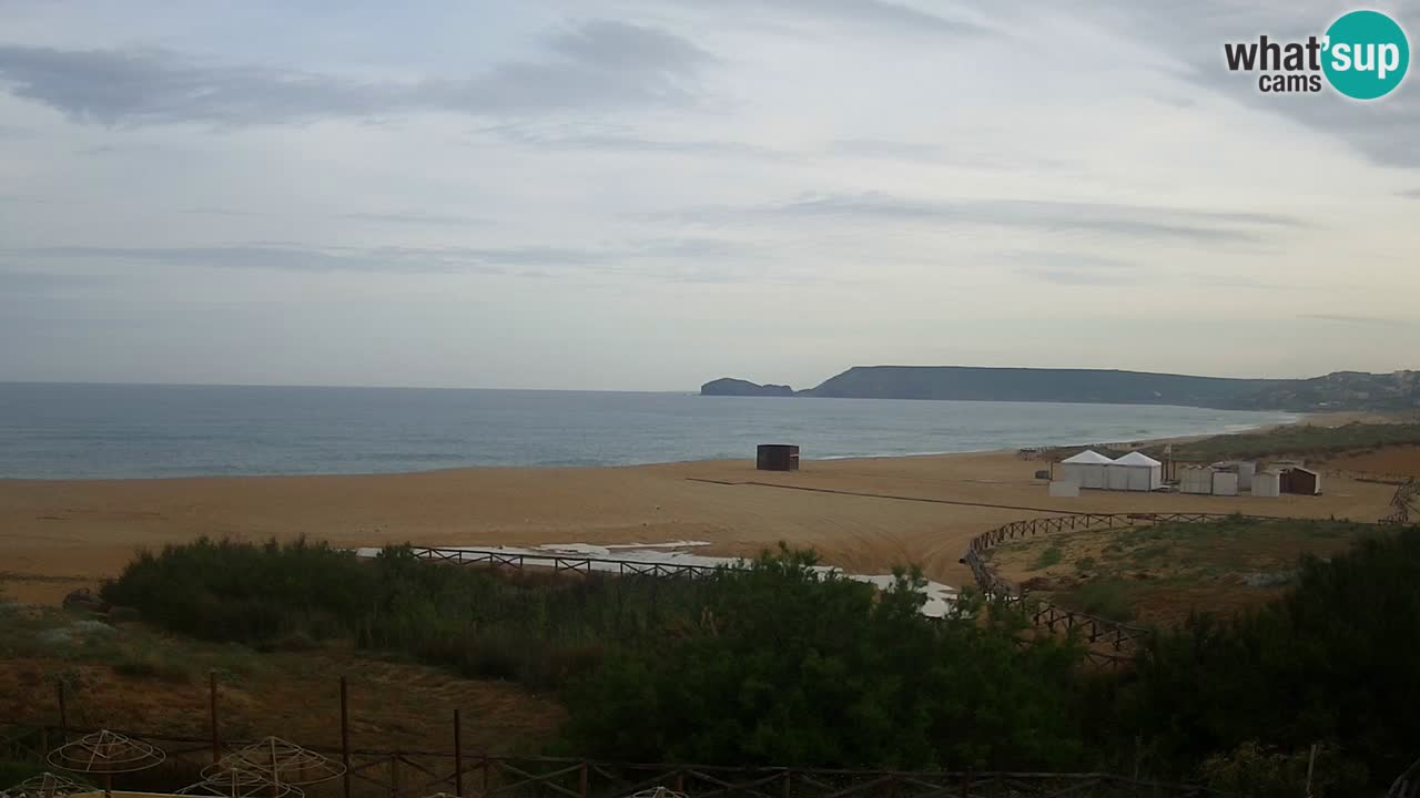 Webcam Torre dei Corsari – Vista live sulla spiaggia da Punta Usai
