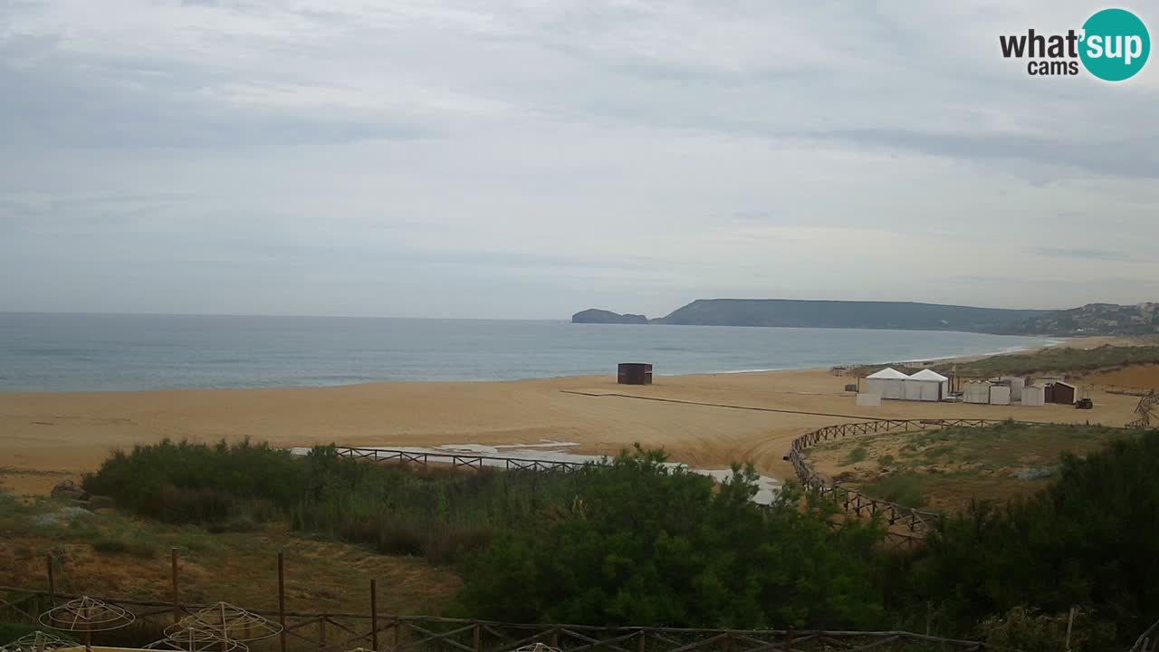 Webcam Torre dei Corsari – Liveblick auf den Strand von Punta Usai