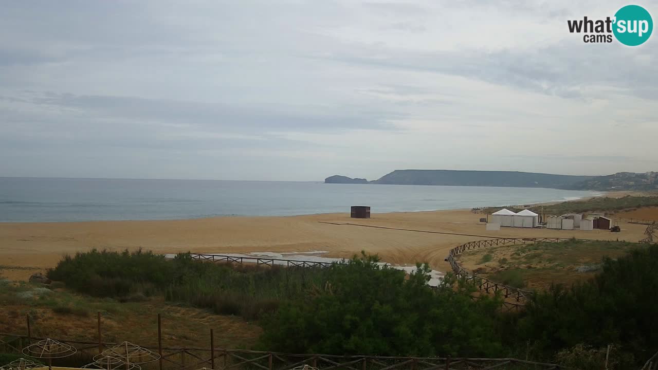 Webcam Torre dei Corsari – Liveblick auf den Strand von Punta Usai
