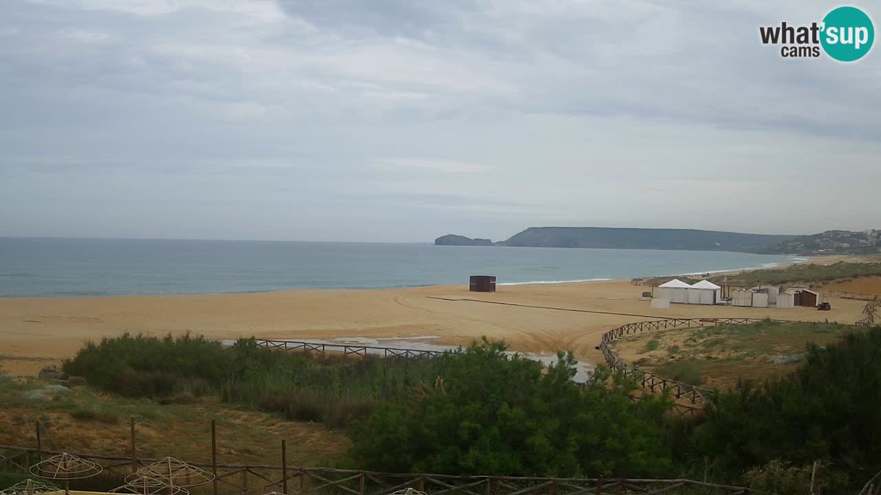 Webcam Torre dei Corsari – Vista live sulla spiaggia da Punta Usai