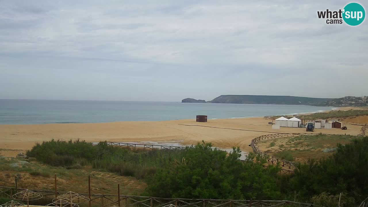 Webcam Torre dei Corsari – Vue en direct sur la plage depuis Punta Usai