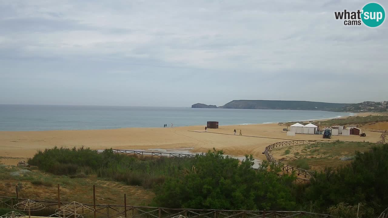 Webcam Torre dei Corsari – Liveblick auf den Strand von Punta Usai