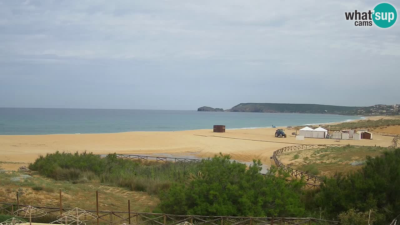 Webcam Torre dei Corsari – Vista live sulla spiaggia da Punta Usai