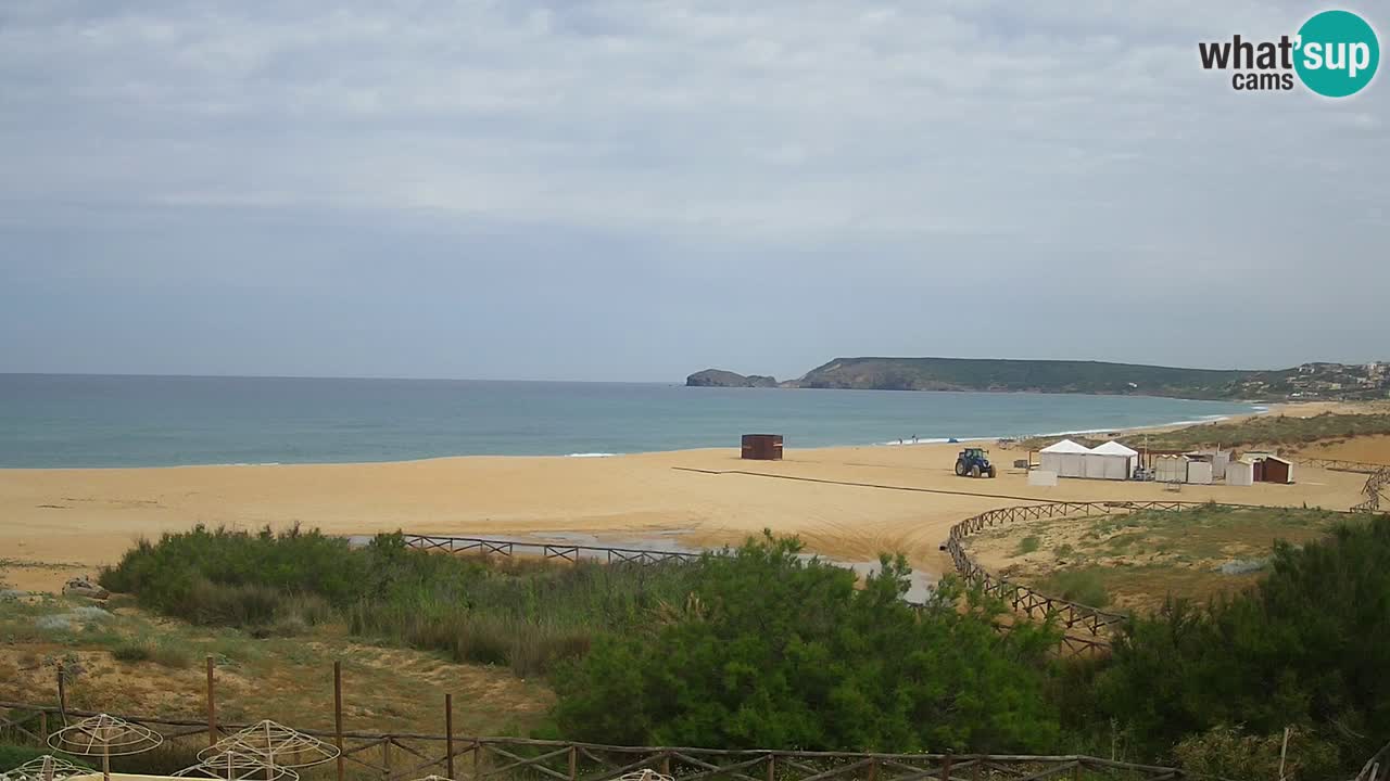Cámara web Torre dei Corsari – Vista en directo de la playa desde Punta Usai
