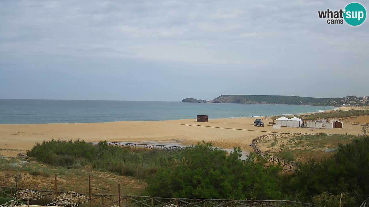 Webcam Torre dei Corsari – Vista live sulla spiaggia da Punta Usai