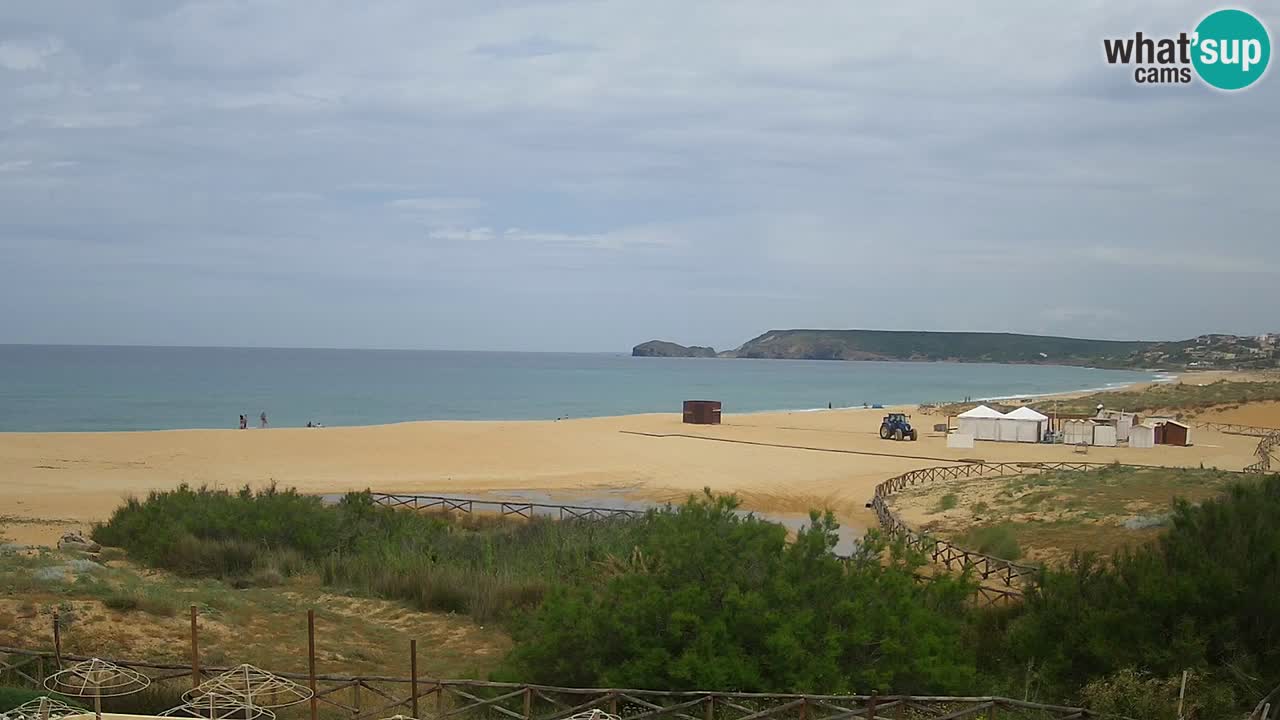 Webcam Torre dei Corsari – Vista live sulla spiaggia da Punta Usai