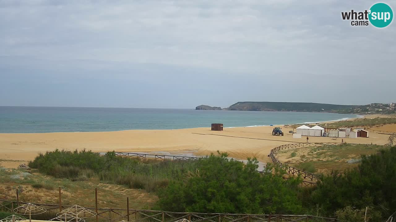 Webcam Torre dei Corsari – Vista live sulla spiaggia da Punta Usai