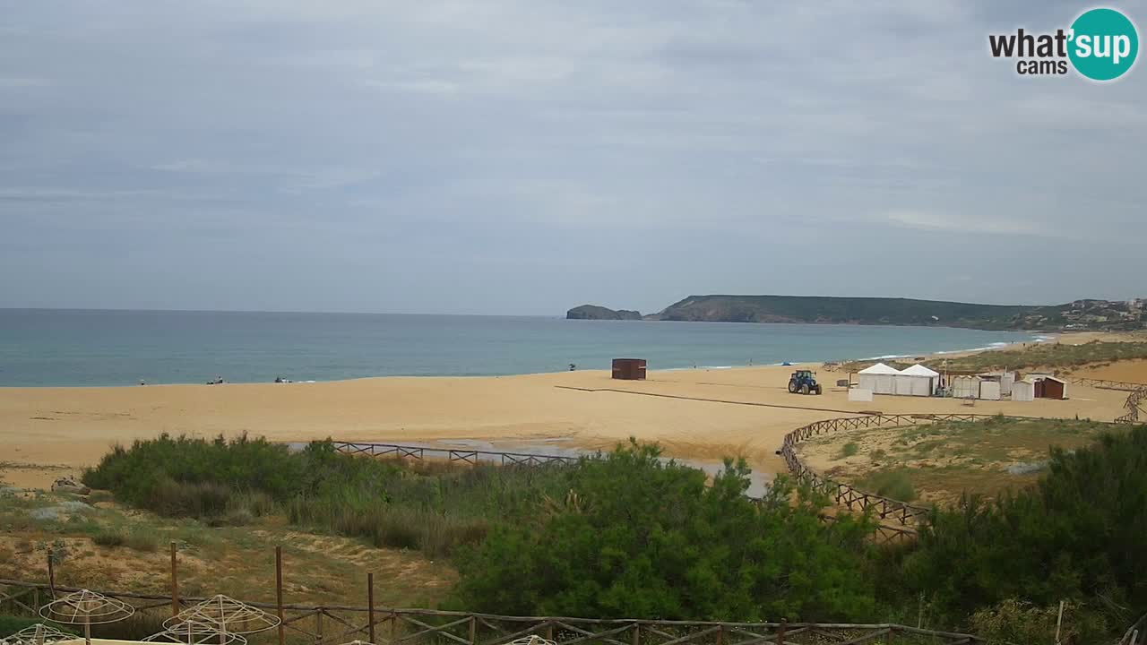 Webcam Torre dei Corsari – Liveblick auf den Strand von Punta Usai