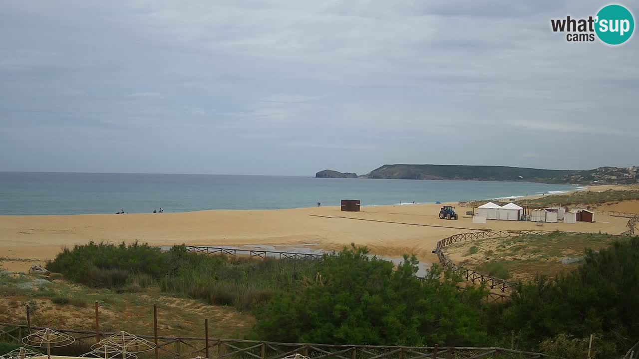 Webcam Torre dei Corsari – Vue en direct sur la plage depuis Punta Usai