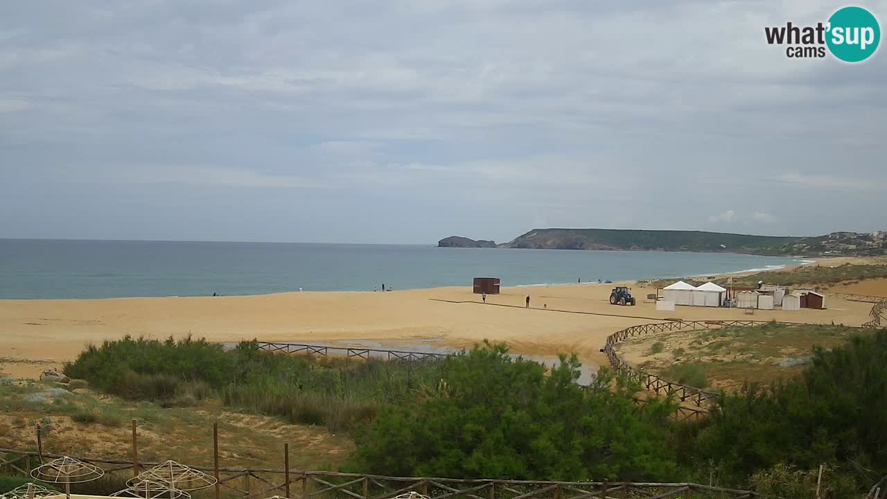 Webcam Torre dei Corsari – Vista live sulla spiaggia da Punta Usai