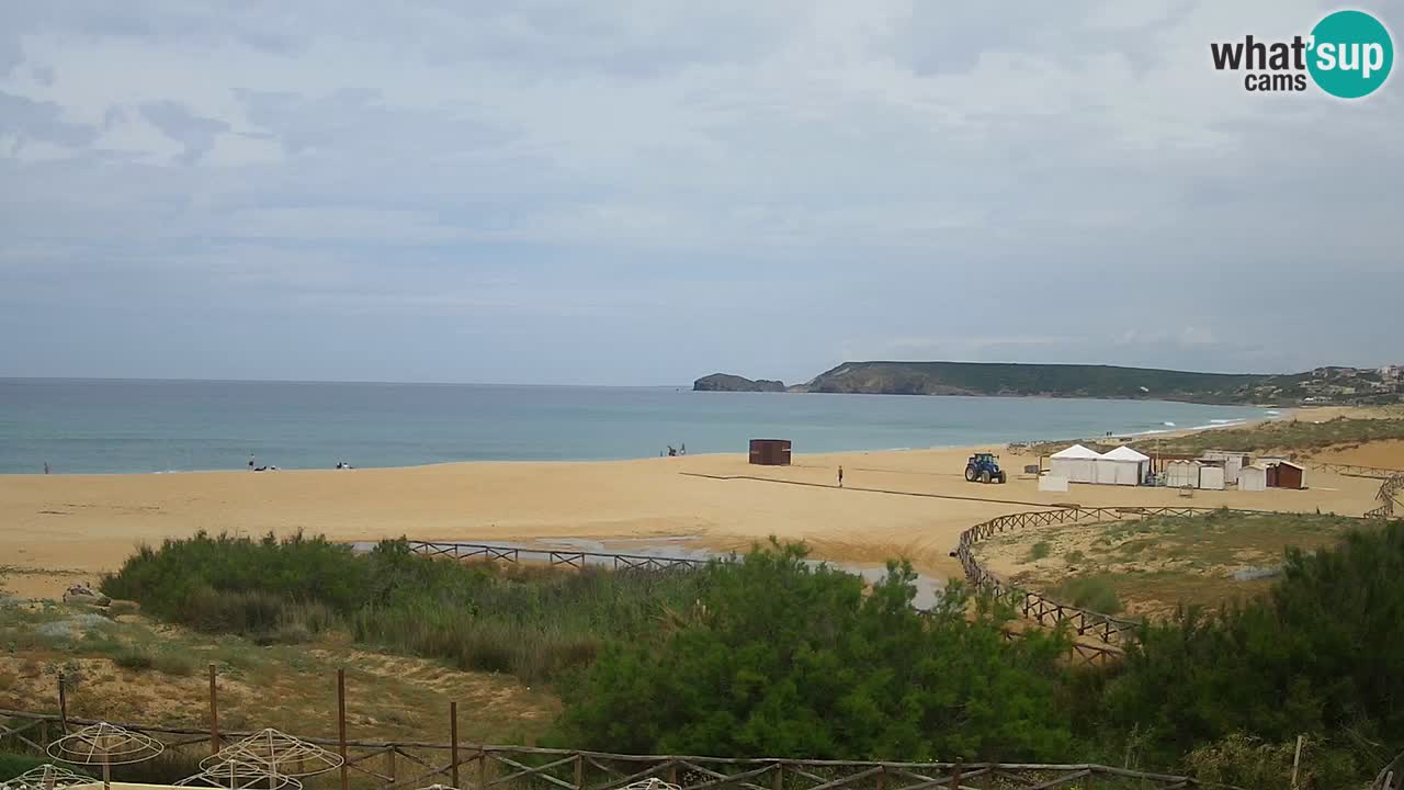 Webcam Torre dei Corsari – Vue en direct sur la plage depuis Punta Usai