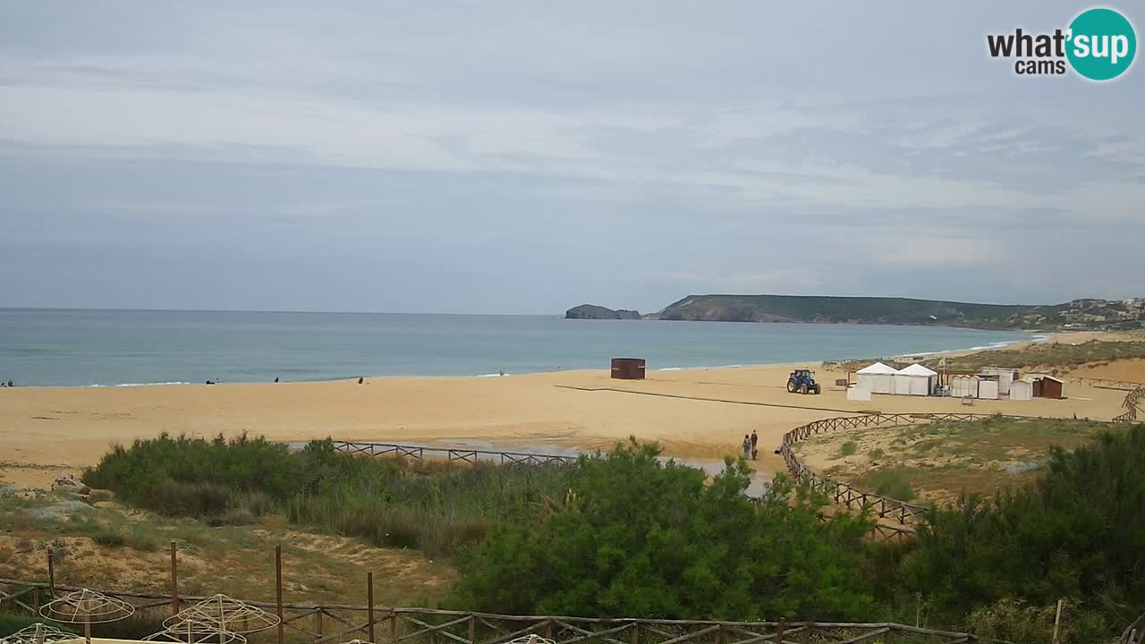 Webcam Torre dei Corsari – Vista live sulla spiaggia da Punta Usai