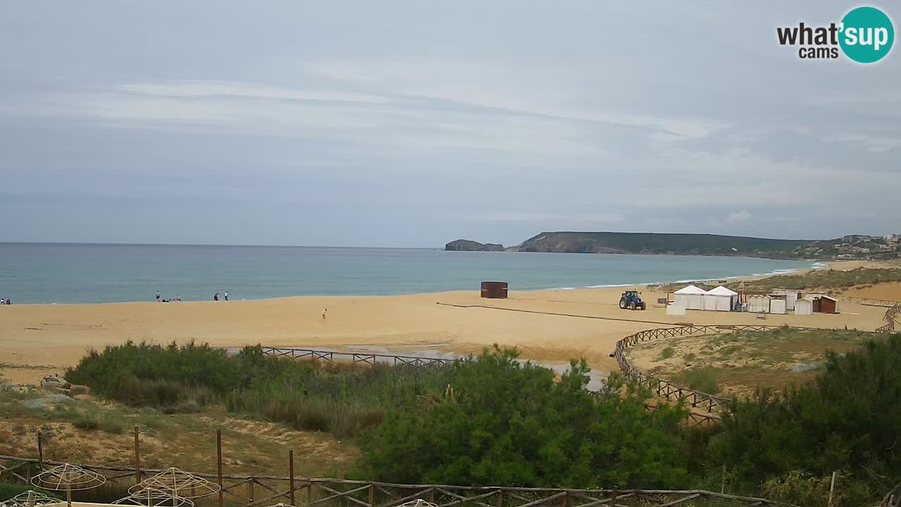 Webcam Torre dei Corsari – Vue en direct sur la plage depuis Punta Usai