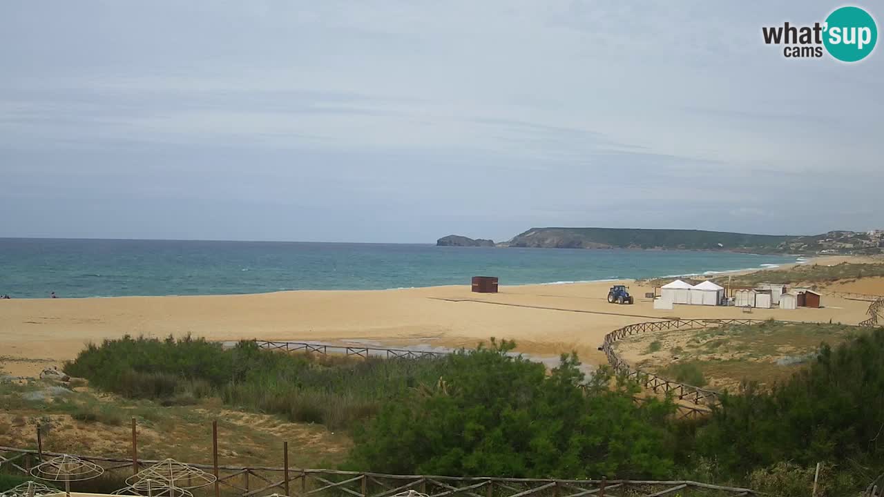 Webcam Torre dei Corsari – Vista live sulla spiaggia da Punta Usai