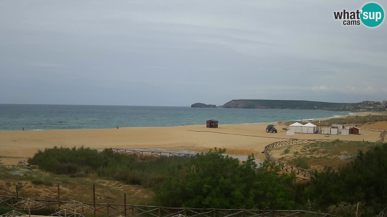 Cámara web Torre dei Corsari – Vista en directo de la playa desde Punta Usai