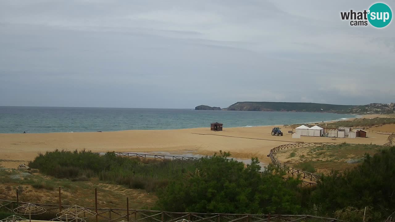 Cámara web Torre dei Corsari – Vista en directo de la playa desde Punta Usai