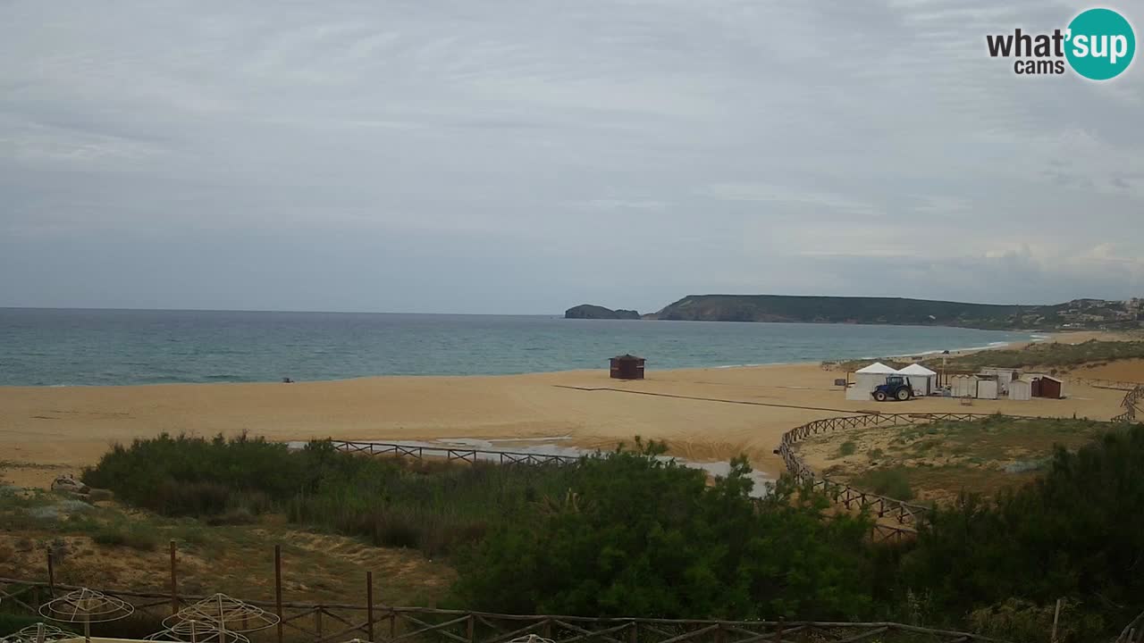 Webcam Torre dei Corsari – Live Beach View from Punta Usai