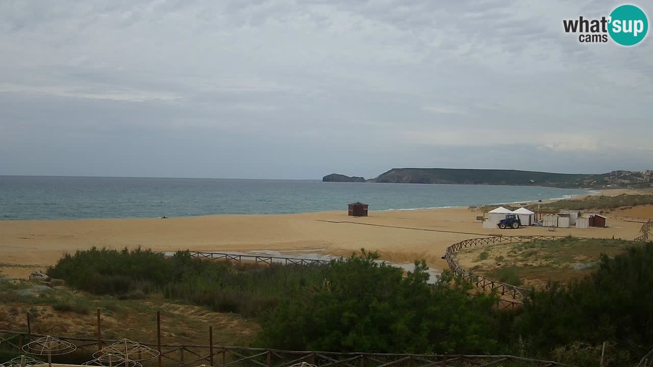 Webcam Torre dei Corsari – Liveblick auf den Strand von Punta Usai