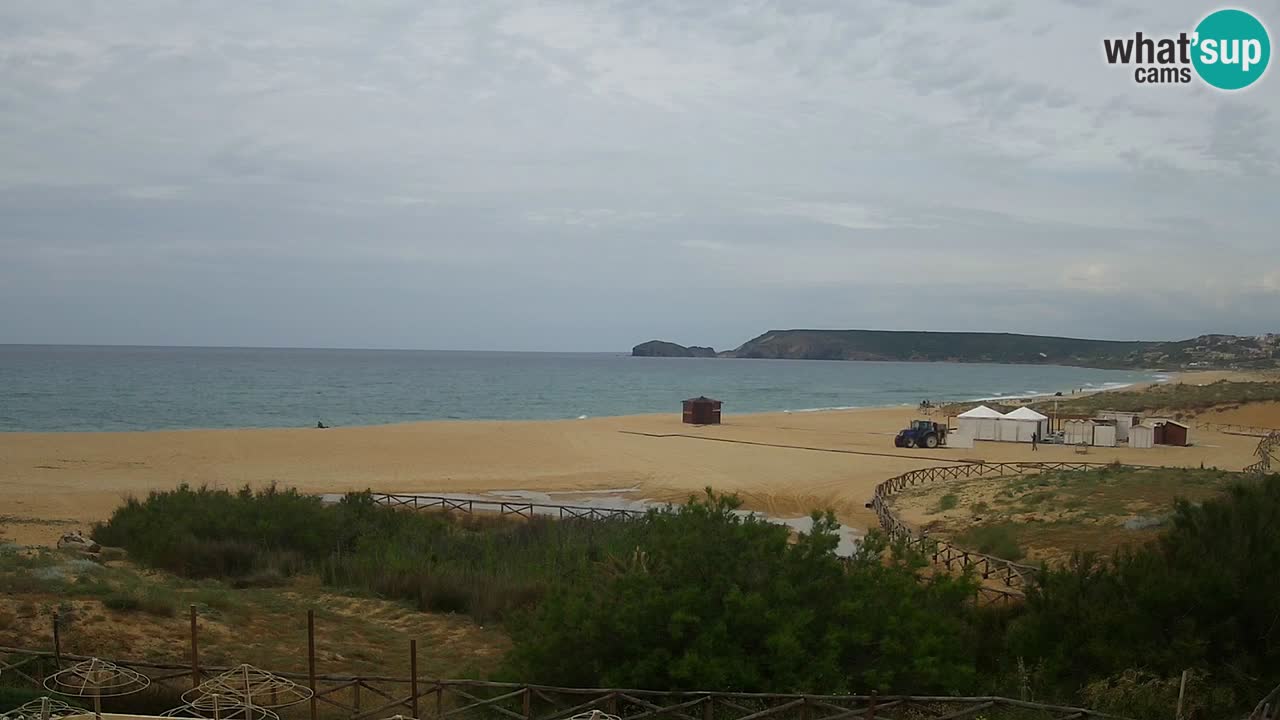Cámara web Torre dei Corsari – Vista en directo de la playa desde Punta Usai