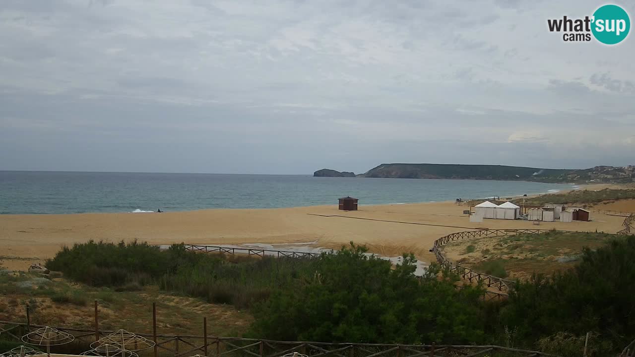 Cámara web Torre dei Corsari – Vista en directo de la playa desde Punta Usai