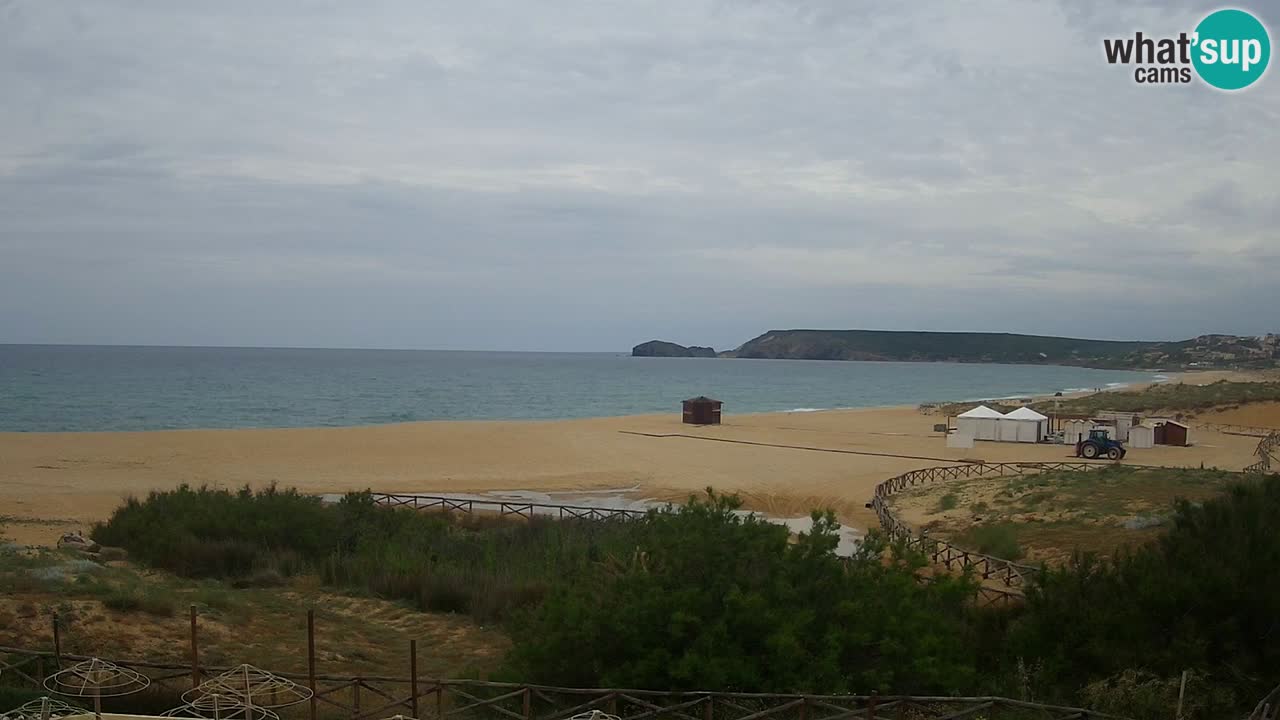 Webcam Torre dei Corsari – Vista live sulla spiaggia da Punta Usai