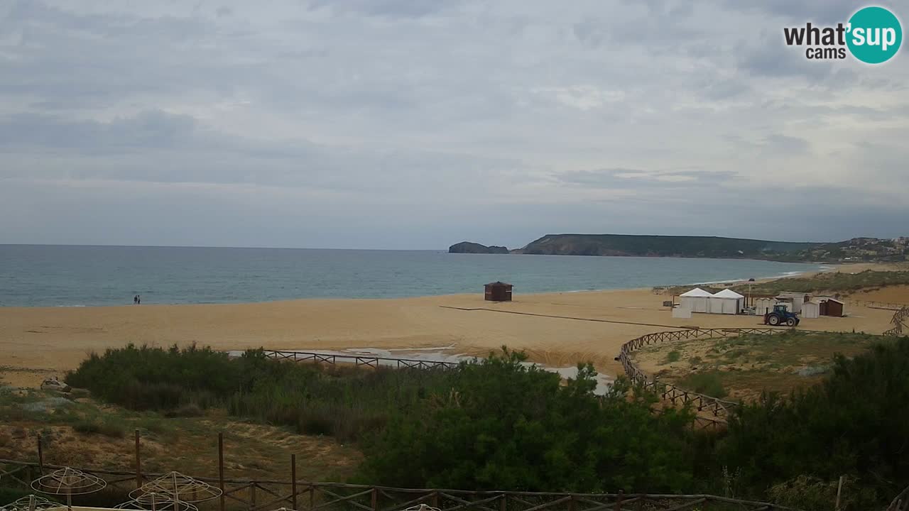 Webcam Torre dei Corsari – Vue en direct sur la plage depuis Punta Usai
