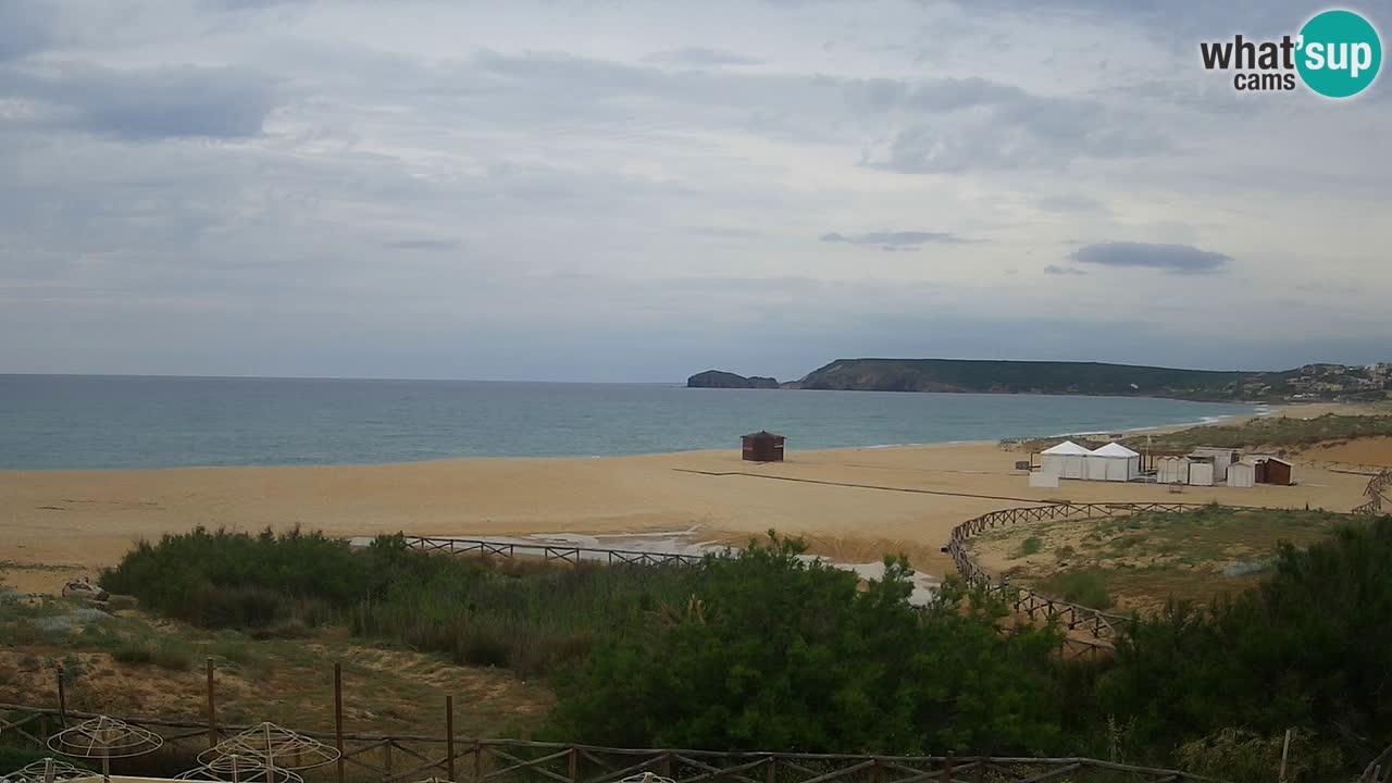 Webcam Torre dei Corsari – Liveblick auf den Strand von Punta Usai