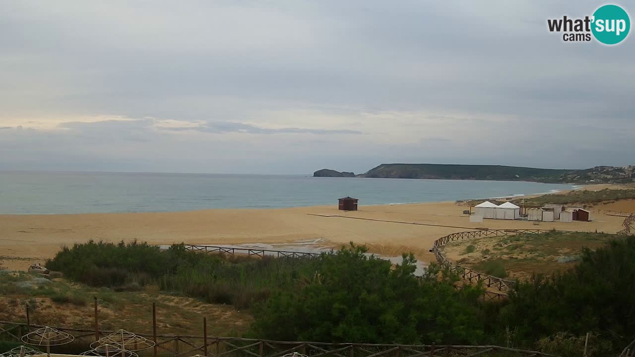 Webcam Torre dei Corsari – Vista live sulla spiaggia da Punta Usai