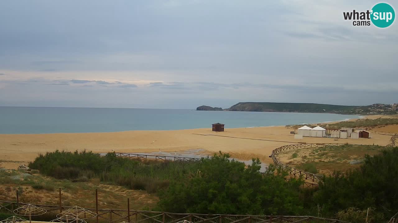 Webcam Torre dei Corsari – Liveblick auf den Strand von Punta Usai