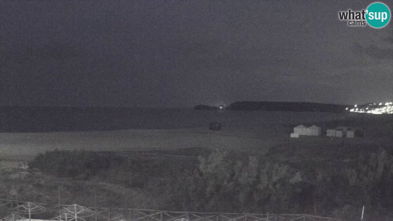 Cámara web Torre dei Corsari – Vista en directo de la playa desde Punta Usai