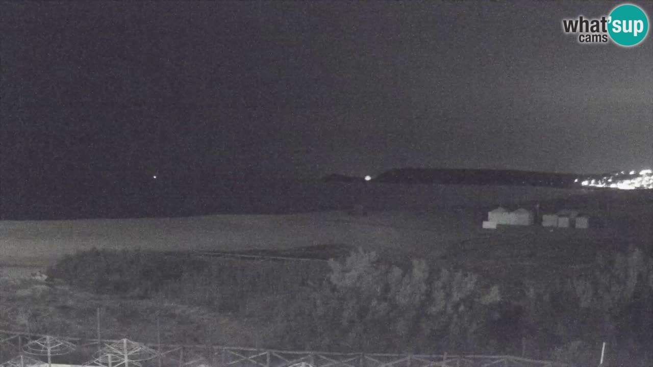 Webcam Torre dei Corsari – Liveblick auf den Strand von Punta Usai