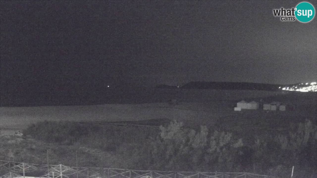 Webcam Torre dei Corsari – Vue en direct sur la plage depuis Punta Usai