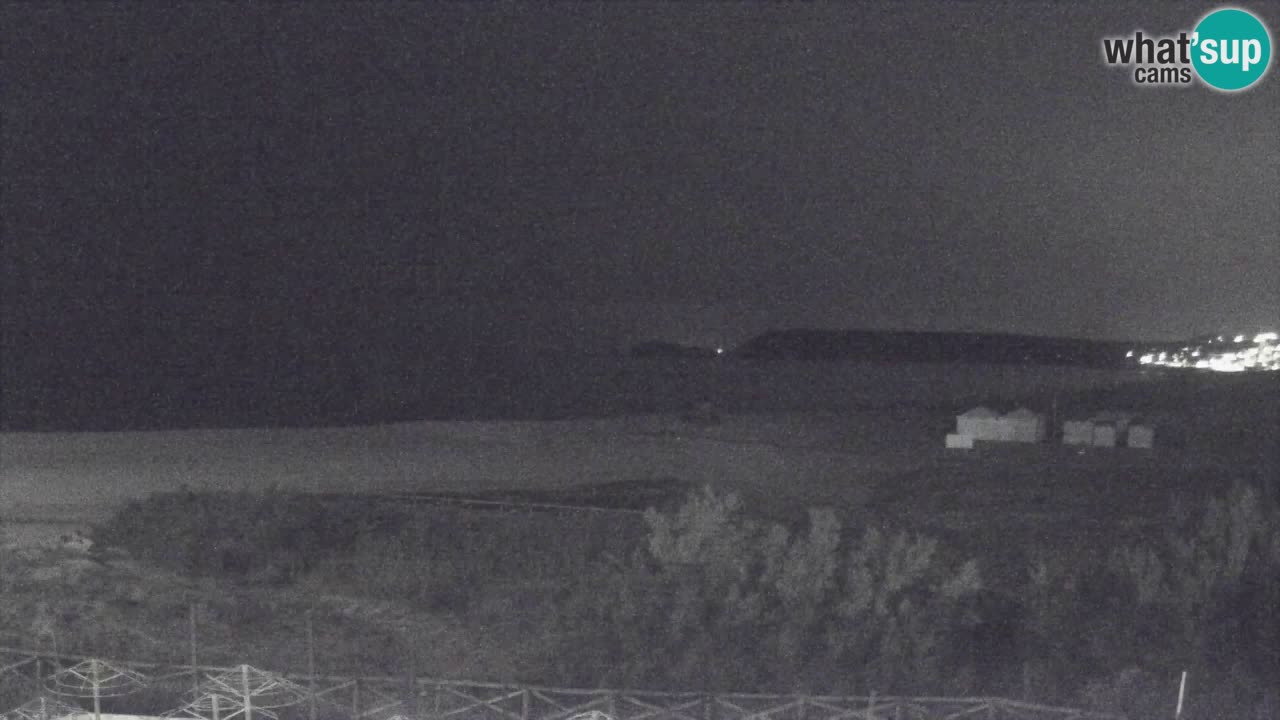 Webcam Torre dei Corsari – Vista live sulla spiaggia da Punta Usai