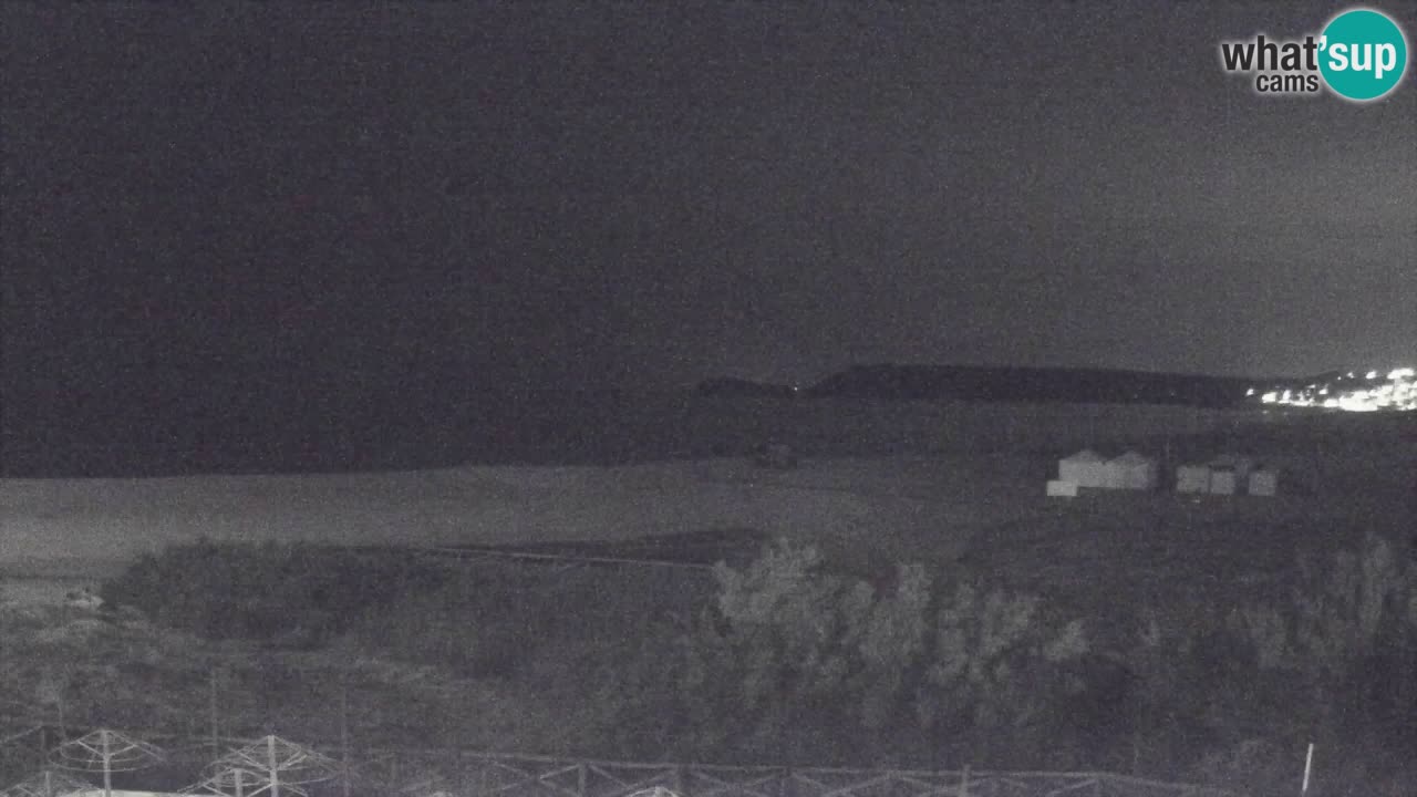 Cámara web Torre dei Corsari – Vista en directo de la playa desde Punta Usai