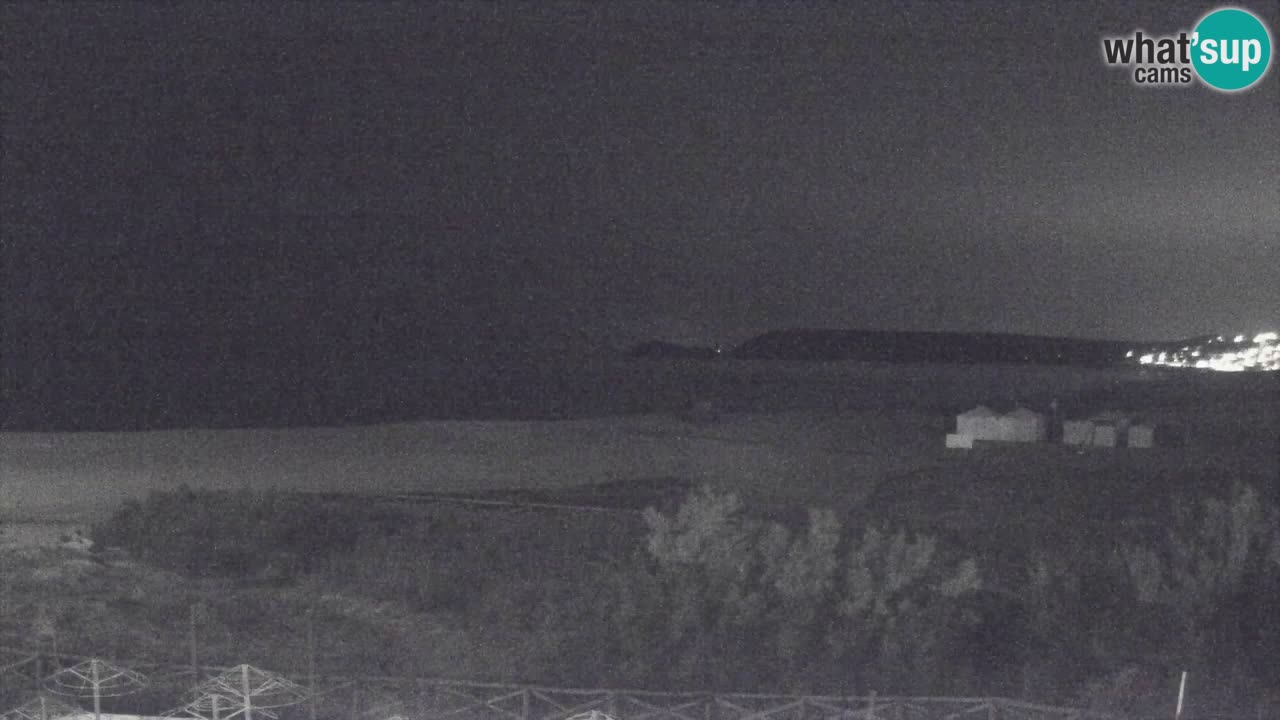 Cámara web Torre dei Corsari – Vista en directo de la playa desde Punta Usai